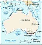 Map of Australia