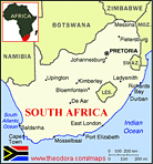 Map of South Africa