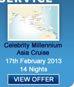 Celebrity Millennium - 17 February 2013 - Asia Cruise