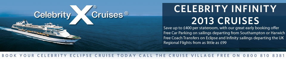 Celebrity Eclipse 2013 Cruises departing from Southampton