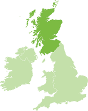 map of Scotland map of Scotland