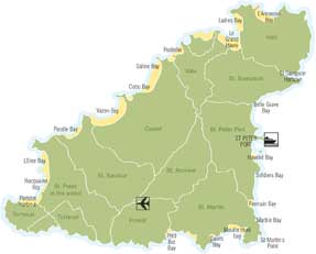 Map of Guernsey