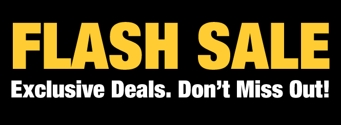 FLASH SALE: ON NOW