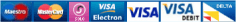 We accept all major credit/debit cards