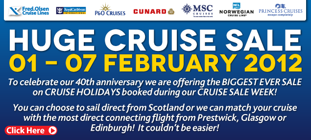 HUGE CRUISE SALE!!