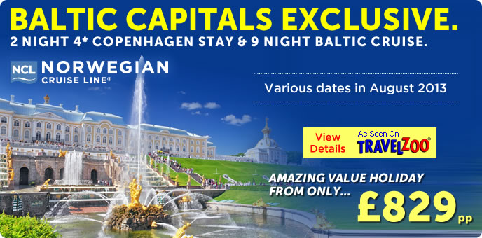 Baltic Capitals Exclusive Cruise Deal