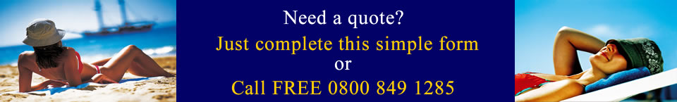 Enquiry form for Holidays and Hotels
