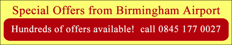 Check out the latest offers from Birmingham Airport here! Check out the latest special offers from Birmingham Airport here!