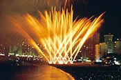 Fireworks during Fiesta Week