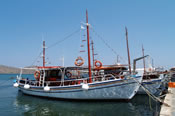 Greek island fishing boats