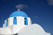 Typical Greek island scene