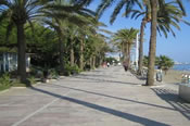 Sea front promenade