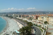 Promenade des Anglais & shoreline Nice