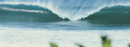 Olas en la costa de África