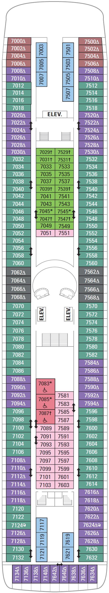 Splendour Of The Seas Deck Plans 