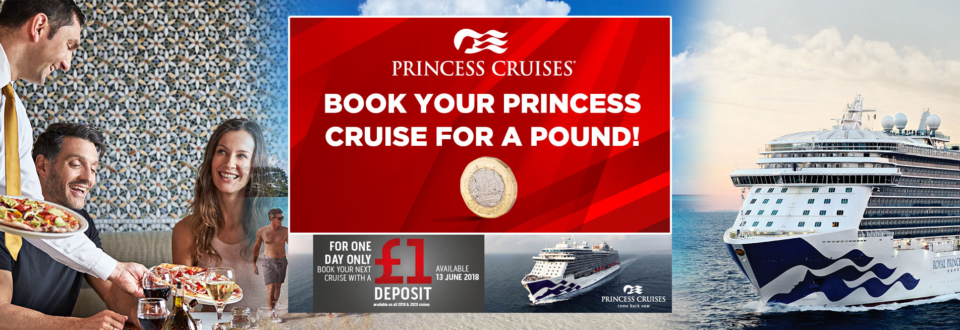 princess cruises low deposit